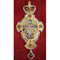 Pectoral Cross, Silver, Christian Orthodox, Agritelis Church Supplies, ieraskevi.com