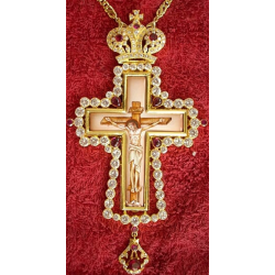 Pectoral Cross, Silver, Christian Orthodox, Agritelis Church Supplies, ieraskevi.com