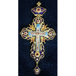 Pectoral Cross, Silver, Christian Orthodox, Agritelis Church Supplies, ieraskevi.com