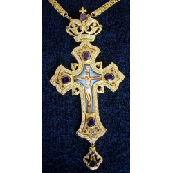 Pectoral Cross, Silver, Christian Orthodox, Agritelis Church Supplies, ieraskevi.com