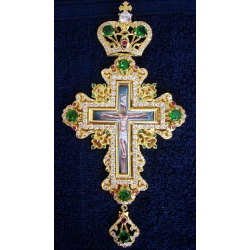 Pectoral Cross, Silver, Christian Orthodox, Agritelis Church Supplies, ieraskevi.com