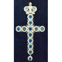 Pectoral Cross, Silver, Christian Orthodox, Agritelis Church Supplies, ieraskevi.com