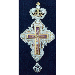 Pectoral Cross, Silver, Christian Orthodox, Agritelis Church Supplies, ieraskevi.com