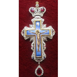 Pectoral Cross, Silver, Christian Orthodox, Agritelis Church Supplies, ieraskevi.com