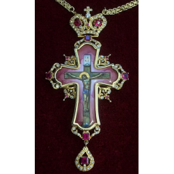 Pectoral Cross, Silver, Christian Orthodox, Agritelis Church Supplies, ieraskevi.com