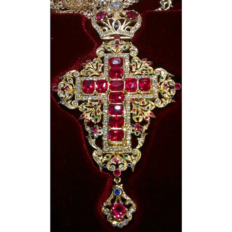 Pectoral Cross, Silver, Christian Orthodox, Agritelis Church Supplies, ieraskevi.com