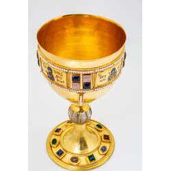 Chalice Set solid Silver Byzantine, Agritelis, ieraskevi.com