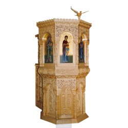 Amvon, Christian Orthodox Altar, Woodcraft, Oak, ieraskevi.com, Agritelis, Church Supplies