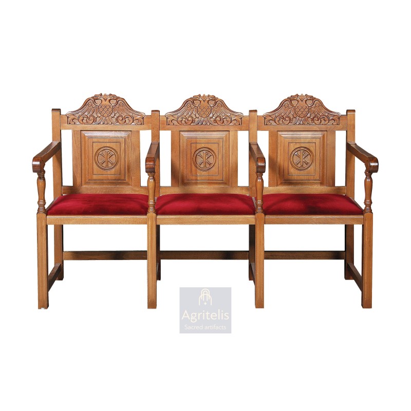 Chair, Christian Orthodox Chair, Woodcraft, Oak, ieraskevi.com, Agritelis, Church Supplies