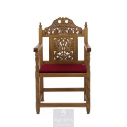 Chair, Christian Orthodox Chair, Woodcraft, Oak, ieraskevi.com, Agritelis, Church Supplies