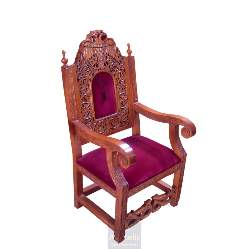 Chair, Christian Orthodox Chair, Woodcraft, Oak, ieraskevi.com, Agritelis, Church Supplies