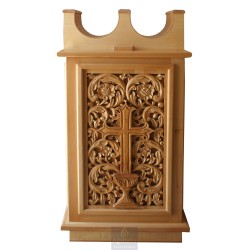 Candle Holder, Christian Orthodox Chair, Woodcraft, Oak, ieraskevi.com, Agritelis, Church Supplies