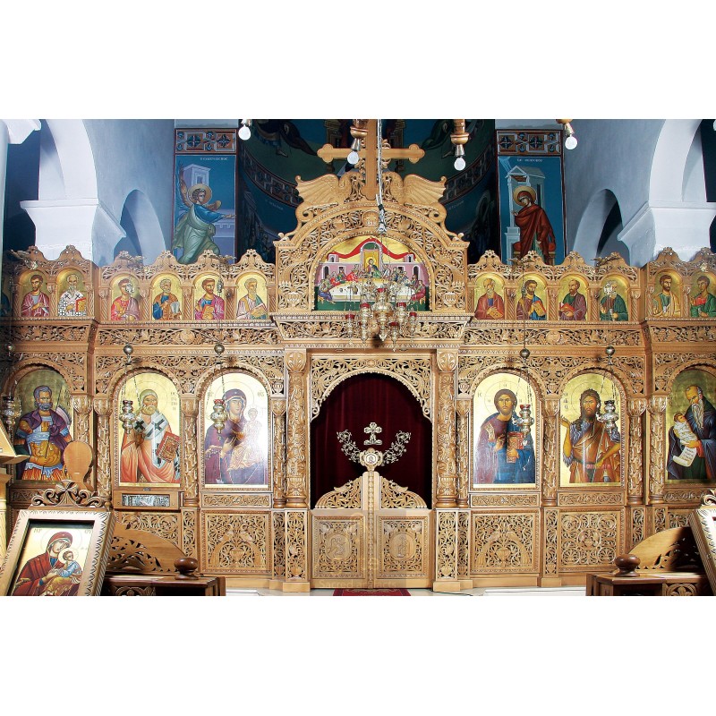 Iconostasi, Templo, Christian Orthodox Altar, Woodcraft, Linden, ieraskevi.com, Agritelis, Church Supplies