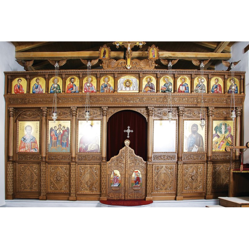 Iconostasi, Templo, Christian Orthodox Altar, Woodcraft, Linden, ieraskevi.com, Agritelis, Church Supplies