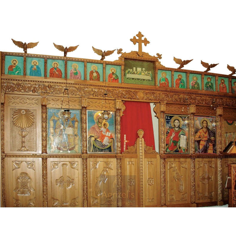 Iconostasi, Templo, Christian Orthodox Altar, Woodcraft, Linden, ieraskevi.com, Agritelis, Church Supplies