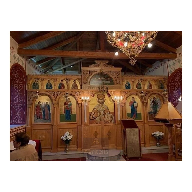 Iconostasi, Templo, Christian Orthodox Altar, Woodcraft, Linden, ieraskevi.com, Agritelis, Church Supplies