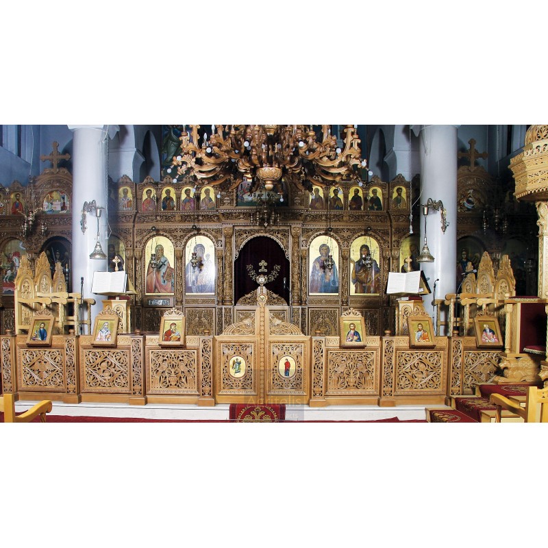 Soleas Christian Orthodox Altar, Woodcraft, Linden, ieraskevi.com, Agritelis, Church Supplies