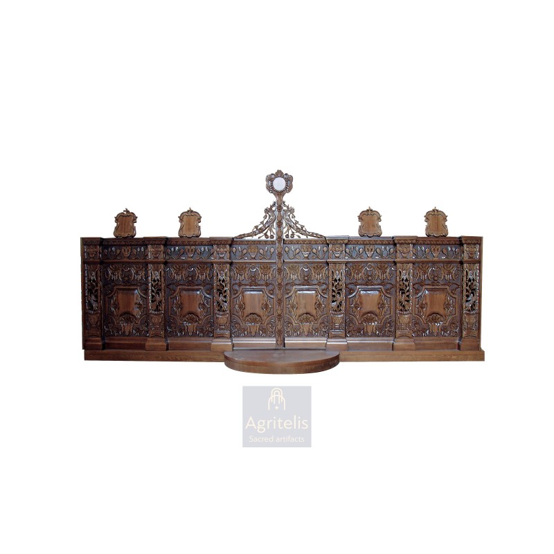 Soleas Christian Orthodox Altar, Woodcraft, Linden, ieraskevi.com, Agritelis, Church Supplies