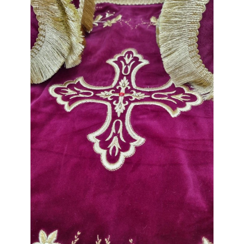 Chalice Set Cover, Embroided, Church Supplies, Agritelis, Sacred Artifacts, ieraskevi.com