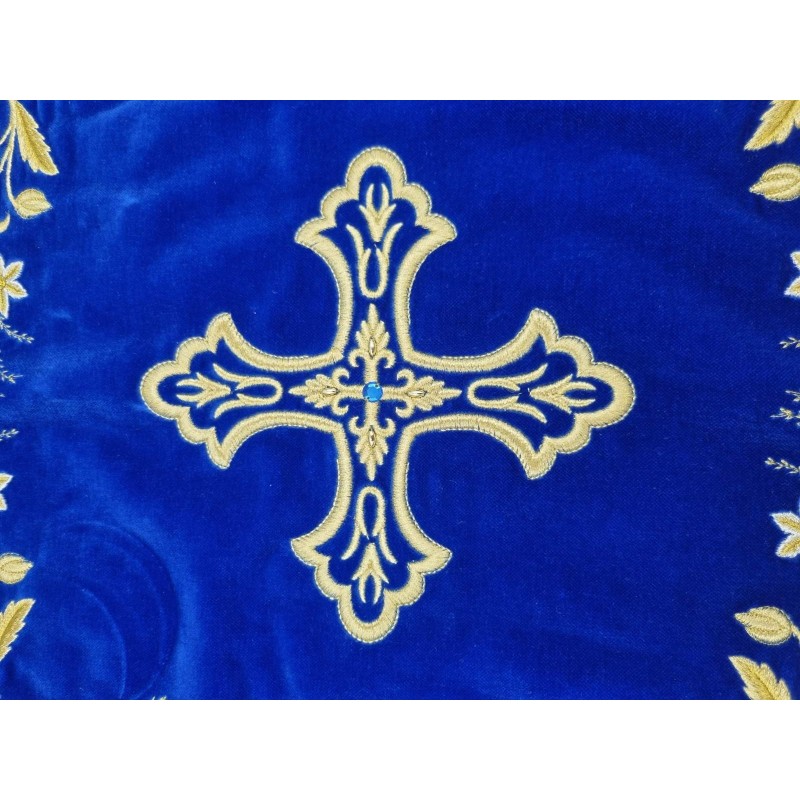 Chalice Set Cover, Embroided, Church Supplies, Agritelis, Sacred Artifacts, ieraskevi.com