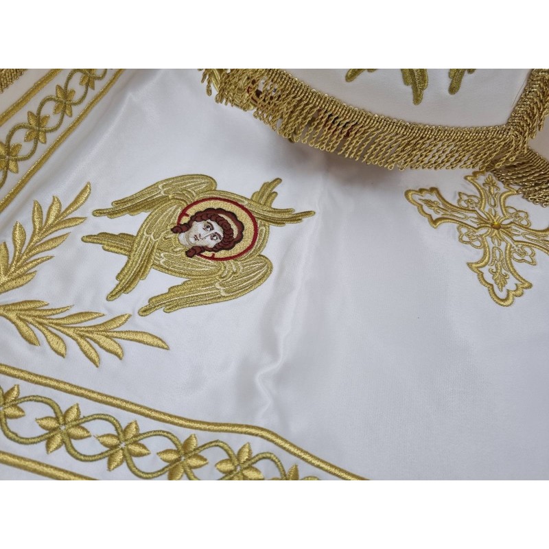 Chalice Set Cover, Embroided, Church Supplies, Agritelis, Sacred Artifacts, ieraskevi.com