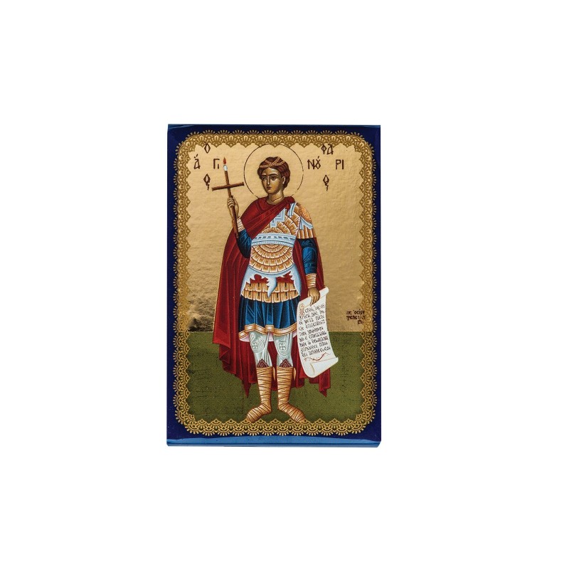 Christian Orthodox Icon, Icon on wood, Saint Fanourios, Agritelis Sacred Artifacts, ieraskevi.com