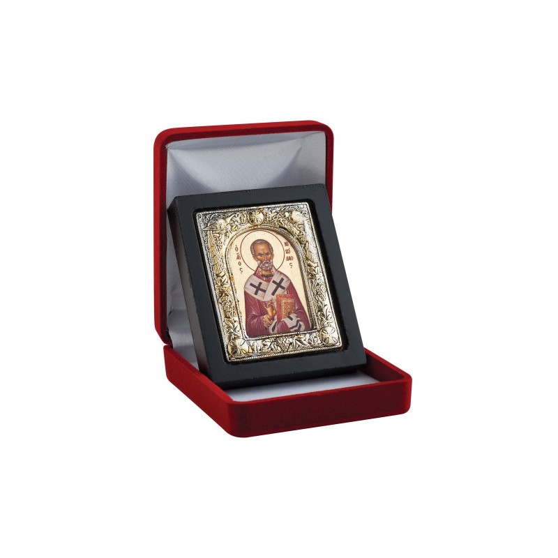 Christian Orthodox Icon, Icon on wood, Saint Nikolaos, Agritelis Sacred Artifacts, ieraskevi.com