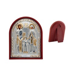 Christian Orthodox Icon, Icon on wood, Saints Raphael - Nicholas and Saint Irene, Agritelis Sacred Artifacts, ieraskevi.com