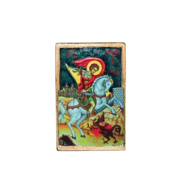 Christian Orthodox Icon, Icon on wood, Saint George, Agritelis Sacred Artifacts, ieraskevi.com