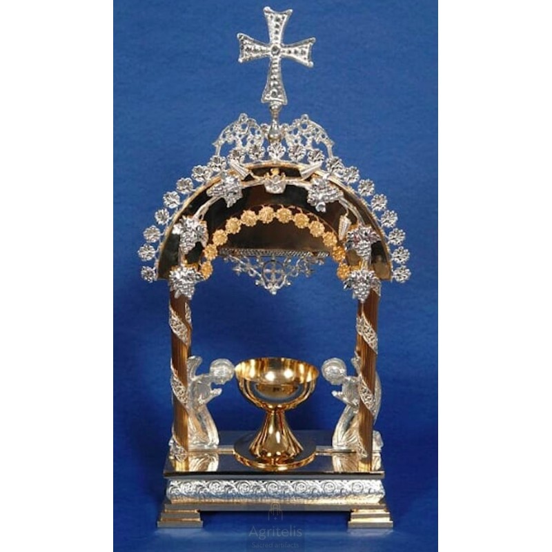 Tabernacle, Gold Plated Tabernacle, Enameled Tabernacle, Agritelis, Church Supplies, ieraskevi.com