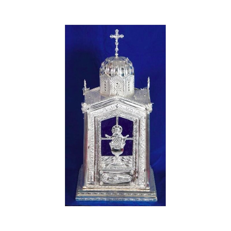 Tabernacle, Gold Plated Tabernacle, Enameled Tabernacle, Agritelis, Church Supplies, ieraskevi.com