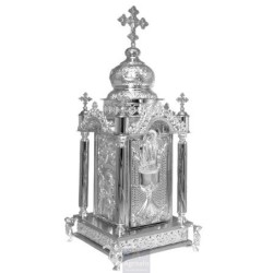 Tabernacle, Gold Plated Tabernacle, Enameled Tabernacle, Agritelis, Church Supplies, ieraskevi.com