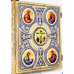 Gospel, Gold Plated Gospel, Enameled Gospel, Agritelis, Church Supplies, ieraskevi.com