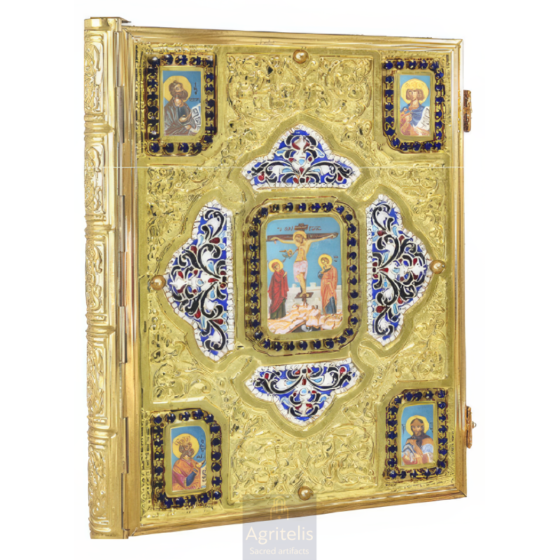 Gospel, Gold Plated Gospel, Enameled Gospel, Agritelis, Church Supplies, ieraskevi.com