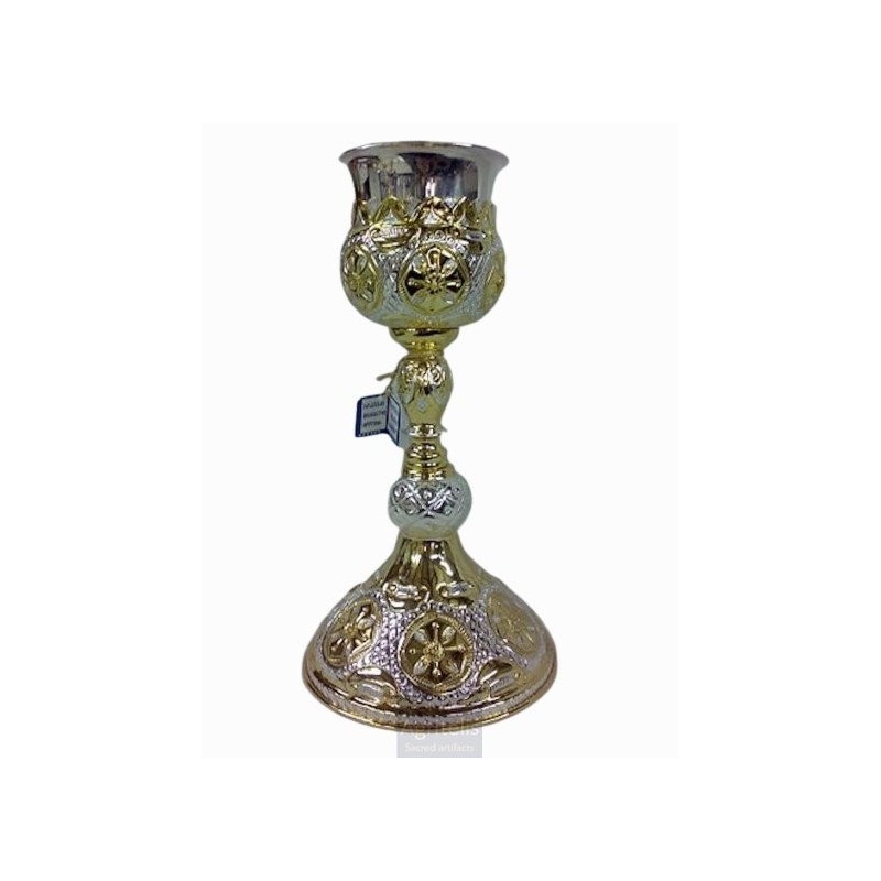 Chalice set, Gold Plated Chalice, Enameled Chalice, Agritelis, Church Supplies, ieraskevi.com