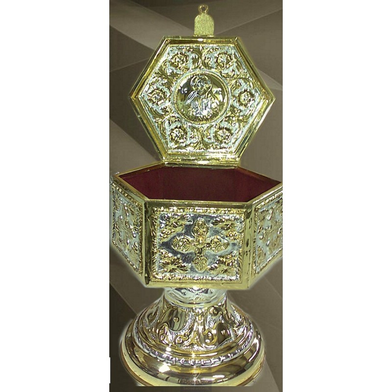 Reliquary Silver and Gold plated