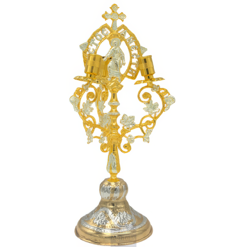 3-Candle, Resurrection Candlestick, ieraskevi.com