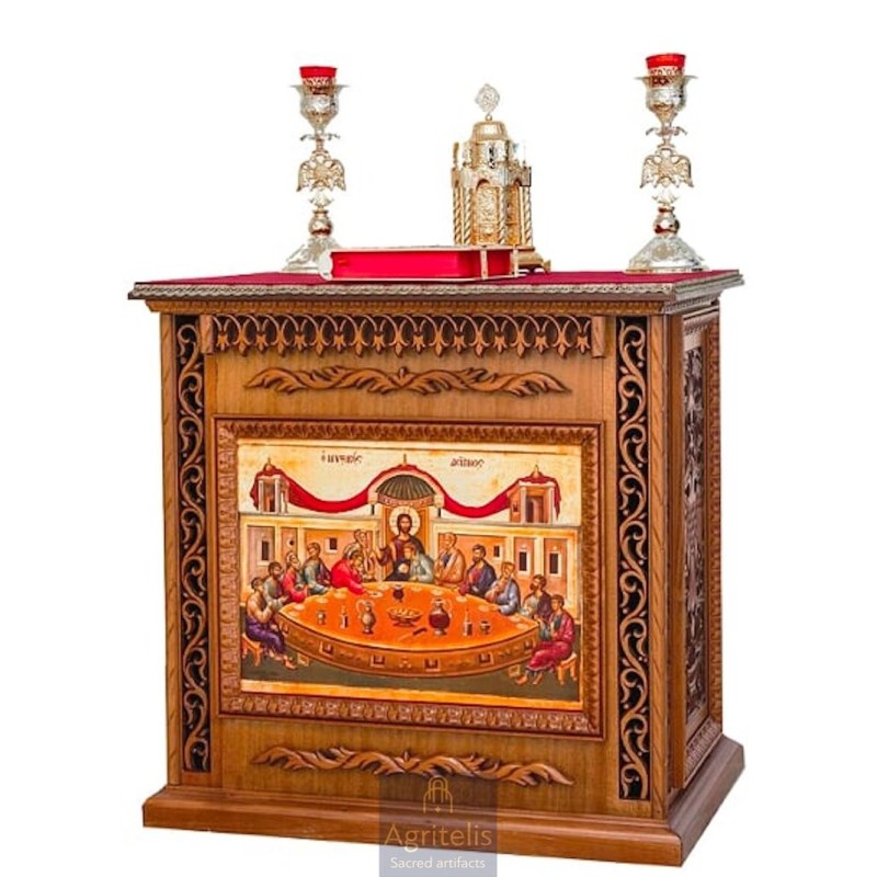 Holy Altar, Christian Orthodox Altar, Woodcraft, Oak, ieraskevi.com, Agritelis, Church Supplies