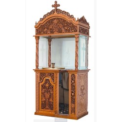 Candelabrum, Christian Orthodox Altar, Woodcraft, Oak, ieraskevi.com, Agritelis, Church Supplies