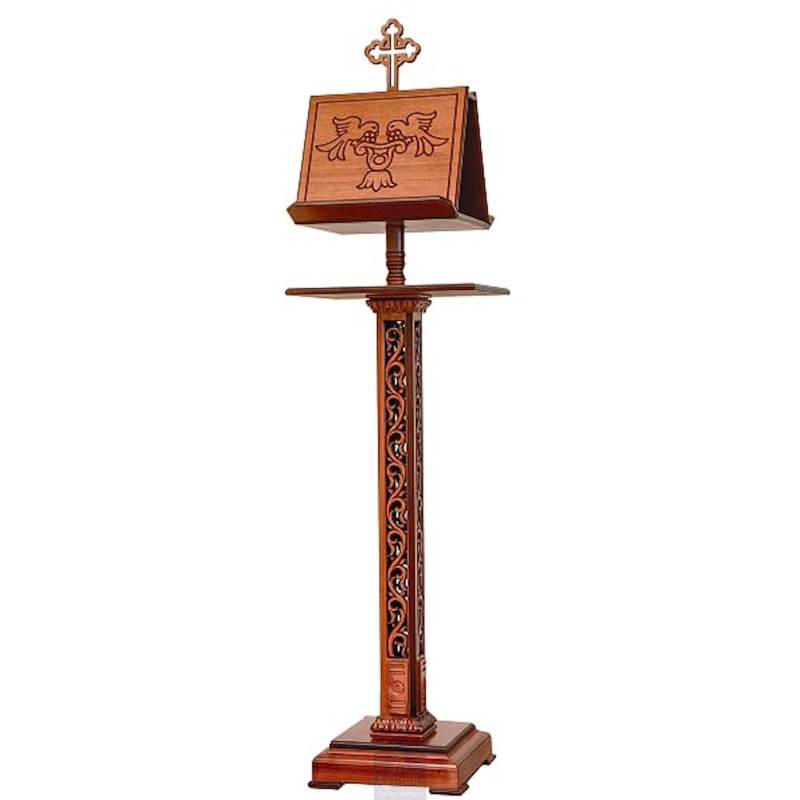 Woodcrafted Chanters Stand, Analog, Church Supplies Agritelis