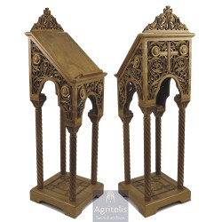 Icon Stand, Christian Orthodox Chair, Woodcraft, Oak, ieraskevi.com, Agritelis, Church Supplies