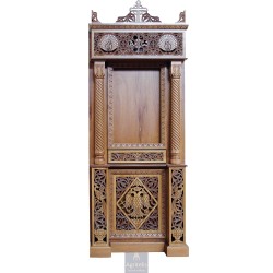 Icon Stand, Christian Orthodox Chair, Woodcraft, Oak, ieraskevi.com, Agritelis, Church Supplies