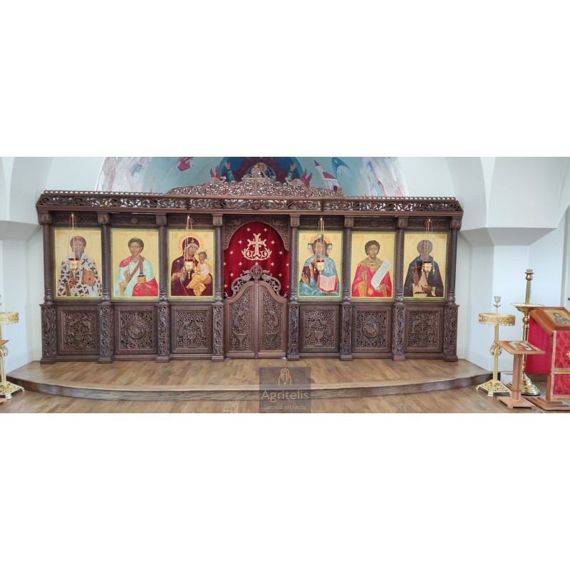 Iconostasi, Templo, Christian Orthodox Altar, Woodcraft, Linden, ieraskevi.com, Agritelis, Church Supplies