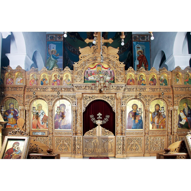 Iconostasi, Templo, Christian Orthodox Altar, Woodcraft, Linden, ieraskevi.com, Agritelis, Church Supplies