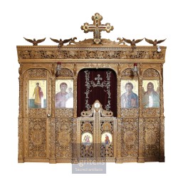 Iconostasi, Templo, Christian Orthodox Altar, Woodcraft, Linden, ieraskevi.com, Agritelis, Church Supplies