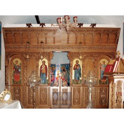 Iconostasi, Templo, Christian Orthodox Altar, Woodcraft, Linden, ieraskevi.com, Agritelis, Church Supplies