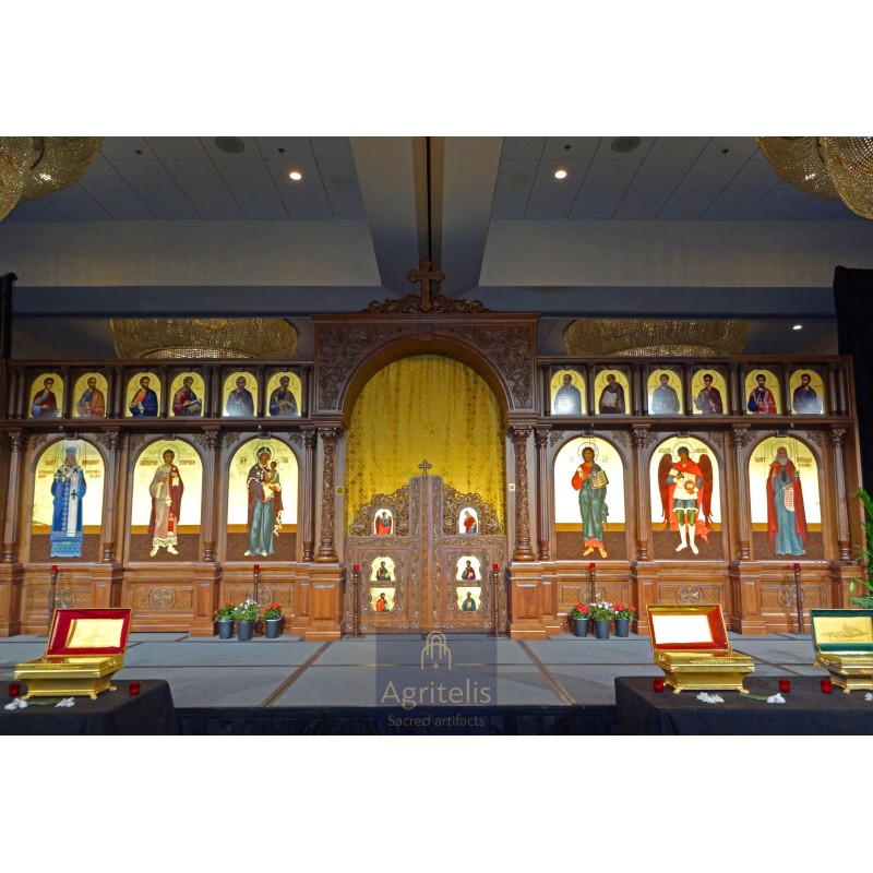 Iconostasi, Templo, Christian Orthodox Altar, Woodcraft, Linden, ieraskevi.com, Agritelis, Church Supplies