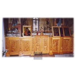 Soleas Christian Orthodox Altar, Woodcraft, Linden, ieraskevi.com, Agritelis, Church Supplies