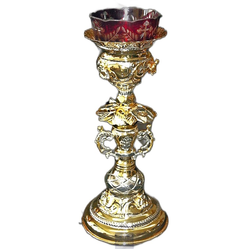 Altar vigil Lamp Solid Silver, Agritelis, ieraskevi.com