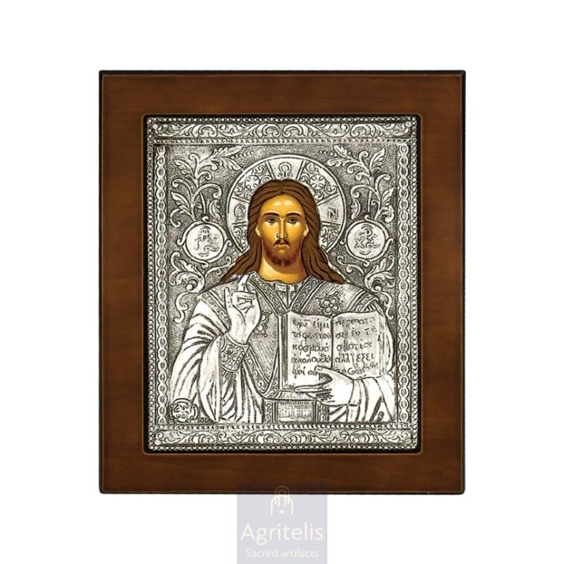 Silver Icon, Agritelis Sacred Artifacts, ieraskevi.com, Christ